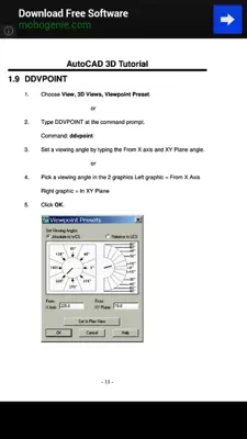 Autocad 2007 3D Tutorial android App screenshot 9